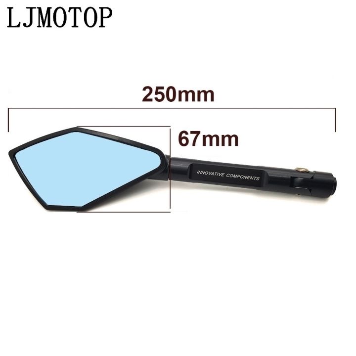 motorcycle-mirrors-cnc-aluminum-motorbike-handlebar-rearview-mirrors-blue-for-nbsp-ducati-hypermotard-821-939-1100-796-sp-ss800-ss900