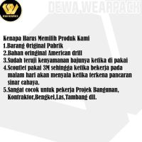 Dewa Wearpack เสื้อเซฟตี้ แขนยาว มีซิป สีดํา OREN (รหัส 1065)