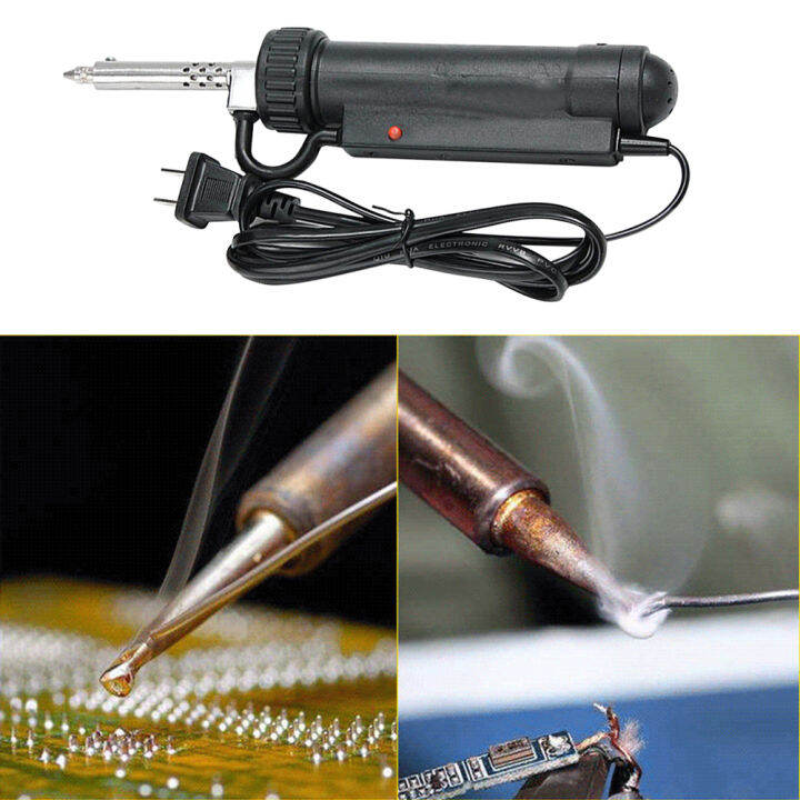 การเชื่อมที่ใช้งานได้จริงการประสานเครื่องดูดดีบุกสูญญากาศ110v-desoldering-ปั๊มพร้อมหัวฉีด