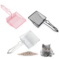 Cat Litter Scoop Kitten Poop Shovel with Long Handle Practical Cat Sand Sifter Litter Shovel Household Cleaning Products