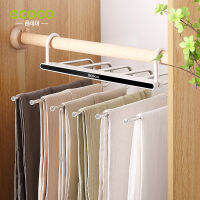 Clothes Hanger Trouser 6 in 1 Scarf Magic Foldable Hanger Stainless Steel Tie Closet Organizer