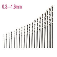 【hot】♀✐❐  New 20pcs/set 0.3-1.6mm Bit Speed Twist Set drill bit set with Woodworking