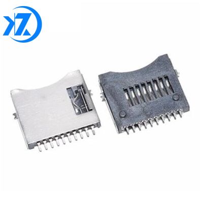 hot！【DT】✌  10PCS card Memory mobile phone slot SMD patch Non-self-pop up
