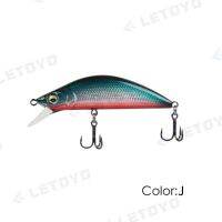 เหยื่อตกปลาแบบจมตกปลา LETOYO 5G 8G Minnow Wobblers เทียม Fshali ยาก Fshing Lures สำหรับแม่น้ำเทราต์พื้นที่ BIKE Perch