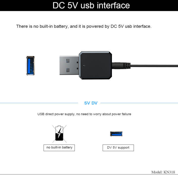 abaaba-kn318บลูทูธ5-1เครื่องรับสัญญาณเสียงเอาท์พุทคู่-aux-usb-สเตอริโอรถยนต์แฮนด์ฟรี2023โทร