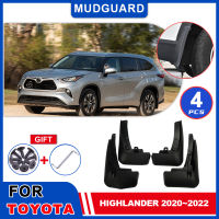 สำหรับ Toyota Highlander 2020 2021 2022 Mudguards Mudflaps Fender Mud Flap Splash Mud ล้อ Auto Parts Guards อุปกรณ์เสริม