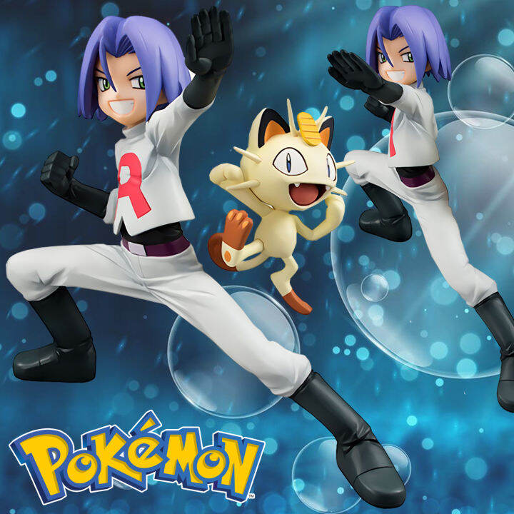 figure-ฟิกเกอร์-จากการ์ตูนเรื่อง-pokemon-g-e-m-series-team-rocket-แก๊งร็อคเก็ต-โปเกมอน-kojiro-amp-nyarth-โคจิโร่-amp-เนียส-james-amp-meowth-เจมส์-ver-anime-ของสะสมหายาก-อนิเมะ-การ์ตูน-มังงะ-คอลเลกชัน-