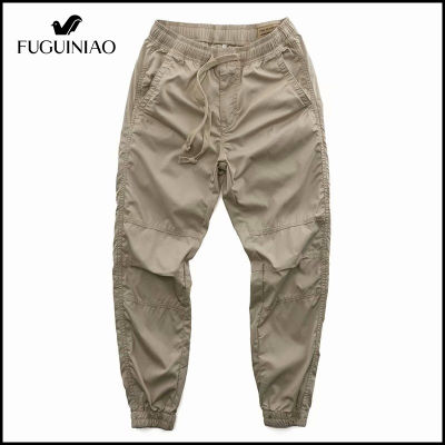 FUGUINIAO กางเกงคาร์โก้ผู้ชาย,กางเกงผู้ชายหลายกระเป๋าผ้ายืดสำหรับใส่ทำกิจกรรมนอกบ้านกางเกงวิ่งกางเกงยุทธวิธี
