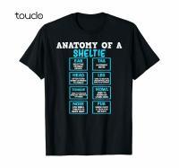 Anatomy Of Sheltie Gift For Dog Mom Dad T Shirt