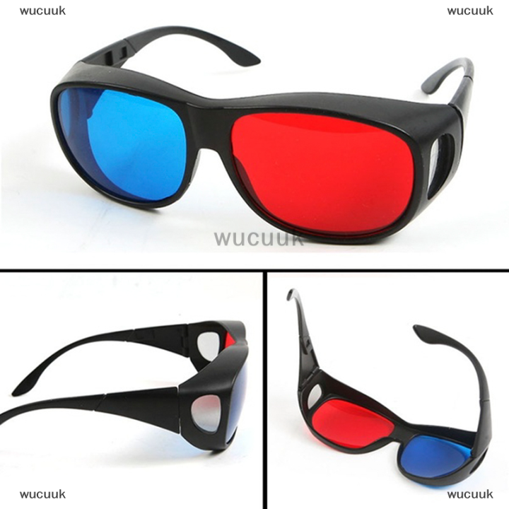 wucuuk-red-blue-3d-แว่นตากรอบสีดำสำหรับมิติ-anaglyph-tv-movie-dvd-game