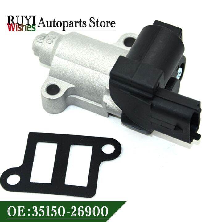 วาล์วควบคุมอากาศว่างใหม่35150-26900-35150-2b000สำหรับ-hyundai-elantra-kia-tucson-spectra-2003-2010-35150-23700-35150-03000