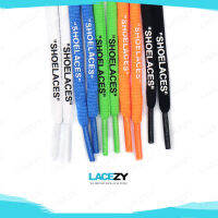 Lacezy เชือกรองเท้าสไตล์ OW พิมพ์ SHOELACES สำหรับ DIY แบบรี