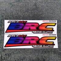 สติ๊กเกอร์ BRC RACING 1 คู่ ธรรมดา ลายไล่สี กว้าง 8.5 ซ.ม. ยาว 34 ซ.ม.