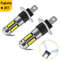 2X Car Headlight Driving Pairs Fog Light H1 H3 H27 880 881 LED Bulbs 6000K Ice Bulbs On Cars Accessories Diode Lamps For Auto