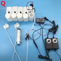 Q 250ml Ink Tank Stirrer Motor Filter Circulation Ciss L1800 Printer DTF Printer White Ink Tank With Mixer Timer With Power Tank