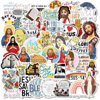 zhaixiankui TANG 50Pcs Jesus Christians Cartoon Graffiti Stickers Laptop Skateboard Luggage Decal