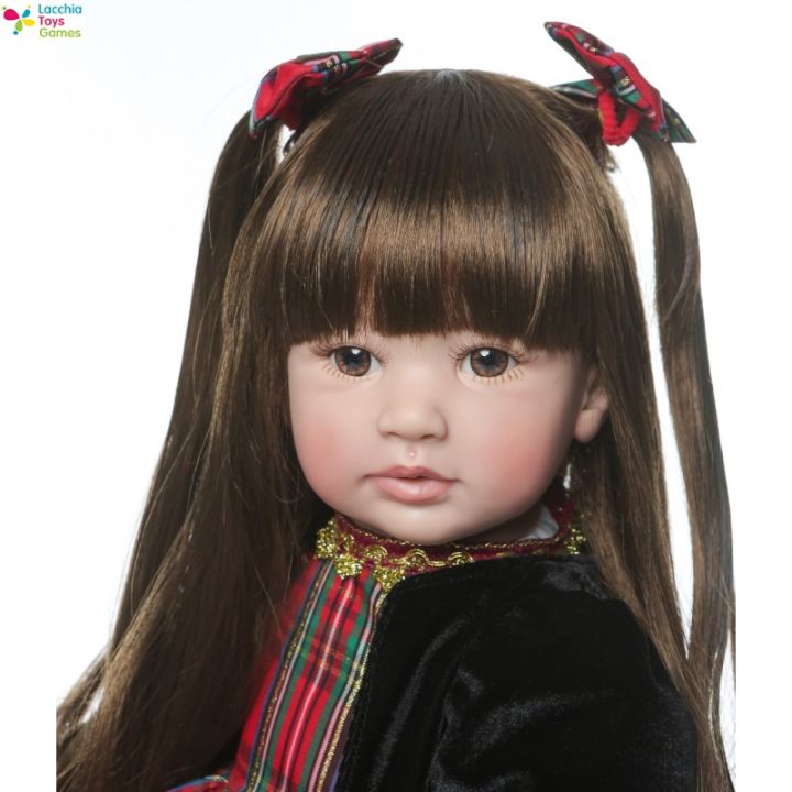 lt-ready-stock-ตุ๊กตาเด็กทารก-ตุ๊กตาเด็กรีบอร์น-60ซม-silicone-reborn-baby-dolls-baby-doll-alive-realistic-boneca-lifelike-real-girl-doll-reborn-for-birthday-christmas-ของเล่นเด็ก-ของขวัญ-cod