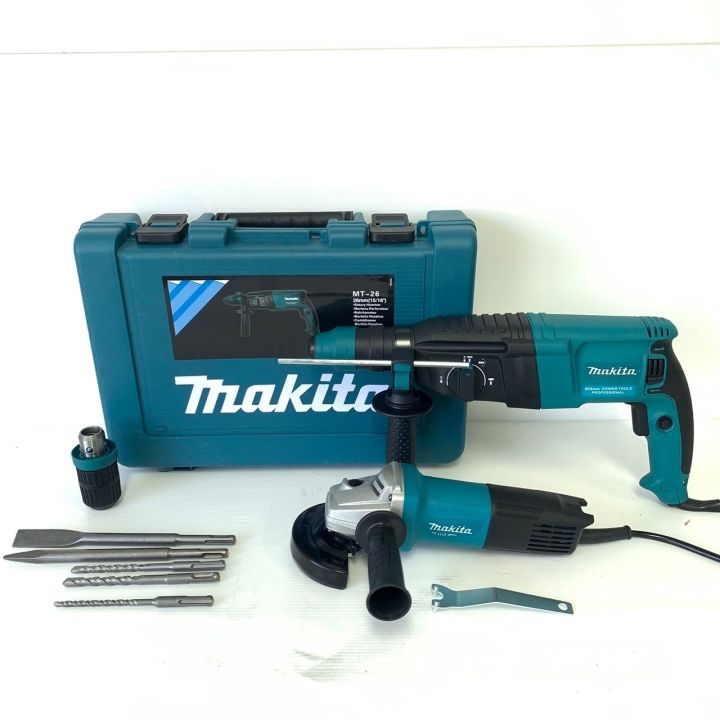 ส่งฟรี-ไม่ต้องใส่โค้ด-แพ็คคู่สุดคุ้ม-สว่านโรตารี่-makita-หินเจียร์-makita-มาเป็นคู่-ในราคาที่คุณจับต้องได้