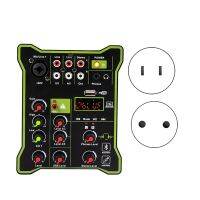 5 Channel Audio Mixing Console DC 5V Audio Mixer XLR Output Bluetooth-Compatible USB Record Professional Mixer