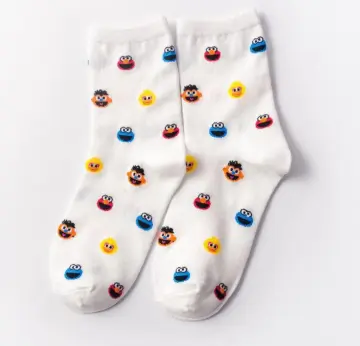 Sesame Street Socks/Cartoon Socks/Novelty Socks/Funny Socks/Unisex  Socks/Ernie