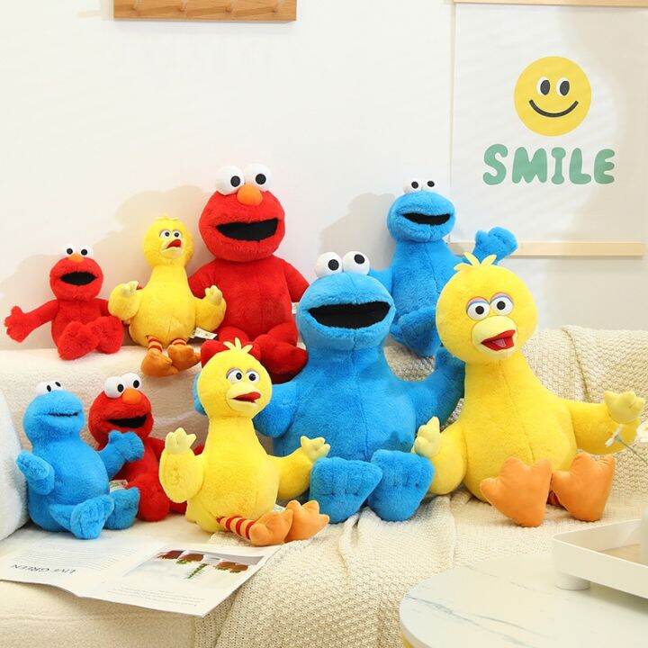 yf-sesame-street-plush-toys-elmo-cookie-monster-big-bird-stuffed-dolls-gift-for-kids-home-decor-throw-pillow-toys-fy