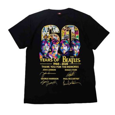 เสื้อแขนสั้น เสื้อวง The Beatles เสื้อยืดวง The Beatles เสื้อยืดวงดนตรี เสื้อยืดคอกลมT-shirt