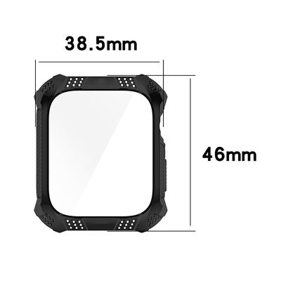☃♛✁ Stylowy zegarek 41MM 45MM diamentowy kształt All-Inclusive hartowany Film zegarek powłoka ochronna do zegarka Apple S7