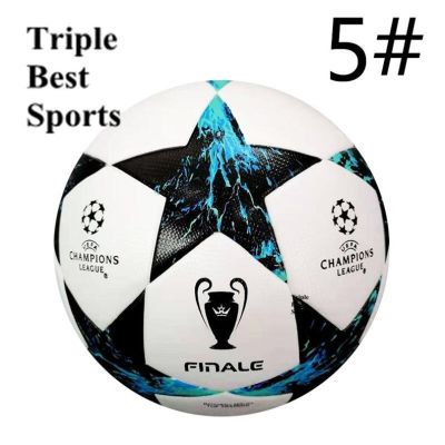 With Free Pump Set 1 Set High Quality Bola Sepak Premier League Anti-Slip Soft PU Leather 11 person competition Size 4 5 Soccer Football for 20-21 year