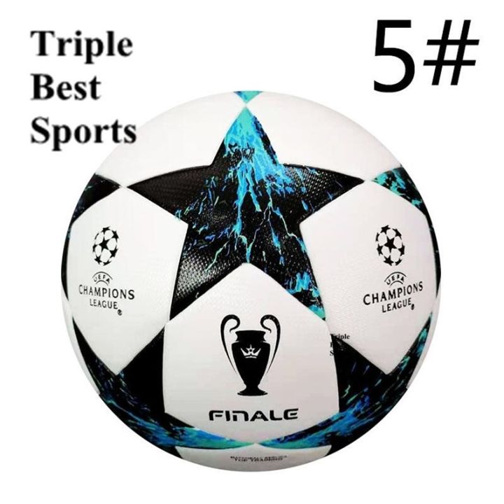 with-free-pump-set-1-set-high-quality-bola-sepak-premier-league-anti-slip-soft-pu-leather-11-person-competition-size-4-5-soccer-football-for-20-21-year