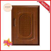 บานซิงค์ QUEEN เกล็ดแก้ว 45x65 ซม. สีสักKITCHEN SINK CABINET DOOR QUEEN KLEDKAEW 45X65CM TEAK **มีบริการชำระเงินปลายทาง**