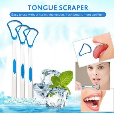 【CW】 1 pcs No.1 In Sales Silicone Tongue Scrap Cleaning Scraper Food Grade Oral To Keep Breath 3 Color