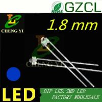 465-475nm Led แบบจุ่ม1.8มม. Gratis Ongkir สีฟ้า1000ชิ้น Led ขนาดเล็กไดโอดเปล่งแสง2มม. (CE &amp; Rosh)