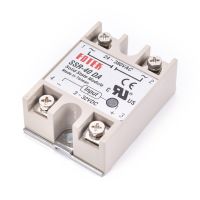 1pc 3-32VDC to 24-380VAC SSR-40DA Solid State Relay Module SSR-40 DA SSR 40A for PID Temperature Controller Voltage Transformer Electrical Circuitry P