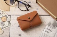 STOCK Japanese magazine appendix Snoop than unisex three-fold pu leather short wallet cartoon coin purse