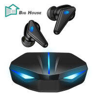 Big House K33ซับวูฟเฟอร์ชุดหูฟังสำหรับเล่นเกมบลูทูธ5.0 Touch-Control หูฟังเพลงในหูพร้อมไมโครโฟน HD