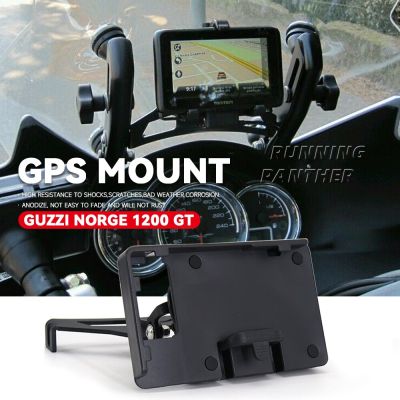 สำหรับ GUZZI NORGE 1200 GT / 4V อุปกรณ์เสริมรถจักรยานยนต์สำหรับ STELVIO NTX ที่ยึดขาตั้งโทรศัพท์1200ที่ยึด GPS ฝาปิดมีที่ยึดแผ่น Navigaton