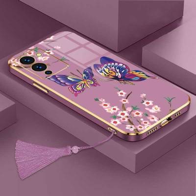 เคสสำหรับ Infinix Note 12 G96หรูหราผีเสื้อสวยงามพร้อมกล้องดอกไม้เคสโทรศัพท์ขอบชุบเคสซิลิโคนนิ่มพร้อมฟรีสายคล้อง