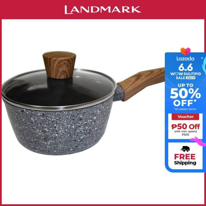 Slique Granite Saucepan with Lid 18cm Lazada PH