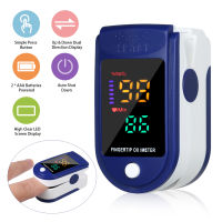 ปลายนิ้วคลิปชีพจร Oximeter LED ที่มีสีสันหน้าจอแสดงผลมินิ SpO2การตรวจสอบความอิ่มตัวของออกซิเจนการวัดอัตราการเต้นของชีพจรมินิแบบพกพาสำหรับใช้ในชีวิตประจำวันการดูแลสุขภาพ