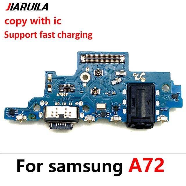 new-hot-nang20403736363-บอร์ดเฟล็กซ์ชาร์จสำหรับ-samsung-a72-a725-a725f-แท่นชาร์จขั้วต่อช่องเสียบ-usb-สายเคเบิลงอได้ชาร์จ