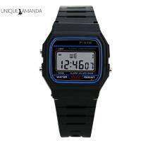 Jam Tangan Digital Unisex แฟชั่นพร้อมสายนาฬิกาปลุกอเนกประสงค์จับเวลาไฟนาฬิกา LED สำหรับเด็กหญิงเด็กชายสำหรับวัยรุ่นนักเรียน