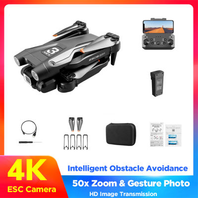 โดรน RC ด้วย4K HD Professional ESC กล้องคู่ลื่นไหลด้วยแสงแปลเป็นภาษาเฮลิคอปเตอร์ของเล่นเซ็นเซอร์หลีกเลี่ยงอุปสรรค2.4กรัมของขวัญ18นาที Z908บินราคาถูก