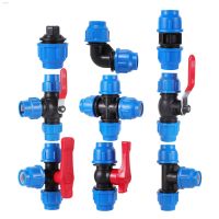 ▩❧∈ PE Connector Pipe Fittings 32mm Water Tube Direct Connection Joint Fast Connection Ball Valve Agriculture Irrigation Accessories