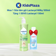 Mua 1 Sữa tắm gội Lactacyd Milky 500ml Tặng 1 DDVS Lactacyd 150ml
