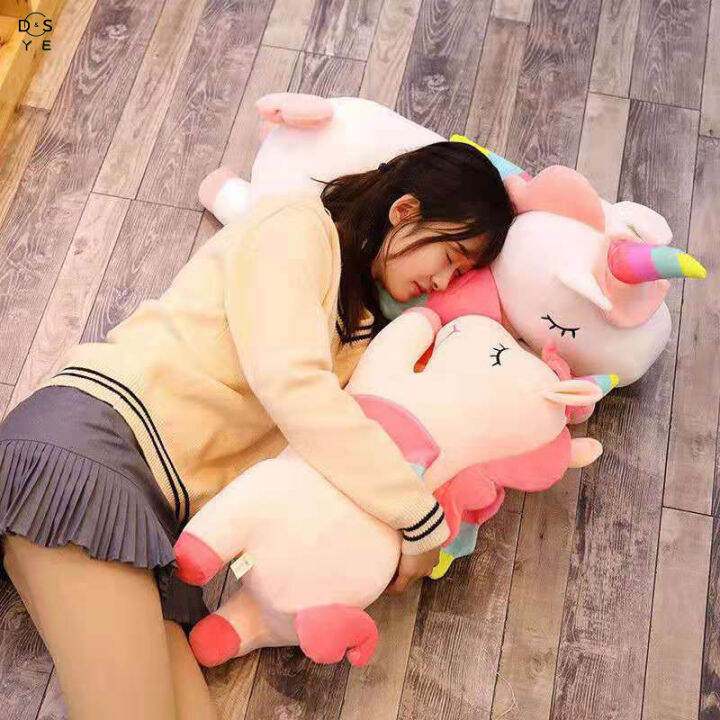 dsye-ตุ๊กตาตุ๊กตาของเล่นยัดไส้ยูนิคอร์นพร้อมปีกสีรุ้งของขวัญวันเกิดสำหรับเด็กผู้หญิงเด็กผู้ชาย