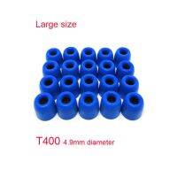 T500 L M S ที่ครอบหู/หมวกเมมโมรีโฟมหูฟังสำหรับอินเอียร์แผ่นฟองน้ำปลายหูฟังขนาดลำกล้อง20ชิ้น/10คู่