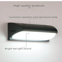 Outdoor waterproof LED wall lamp, motion Sensor wall light, AC90 260V aluminum, 18W and 30W, for garden and porch