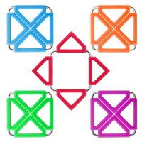 【CW】 Silicone Hot Pot Holder Trivet for Resistant Insulated Table Bowl Mats and Coaster