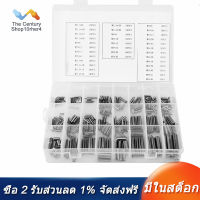 280Pcs Stainless Steel Slotted Spring Pin Assortment Kit, Split Spring Dowel Tension Roll Pins with Box