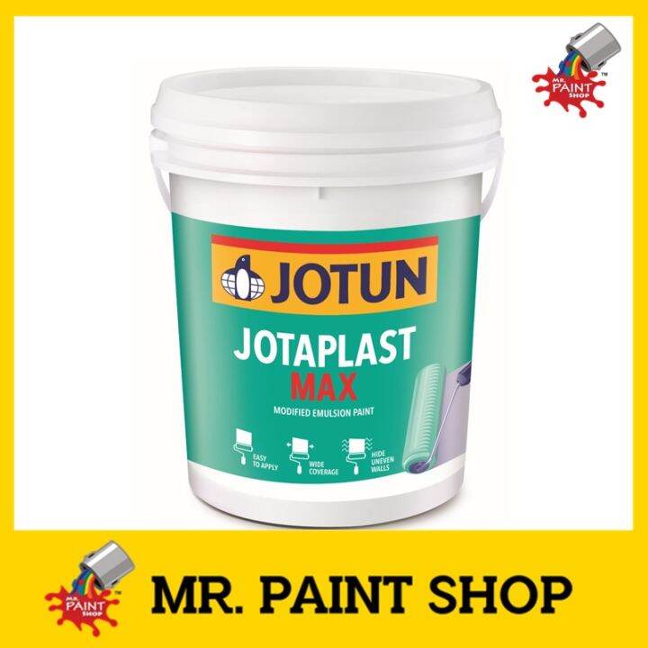 18L JOTUN JOTAPLAST MAX INTERIOR ACRYLIC EMULSION PAINT 0000 WHITE by